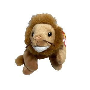 Ty Beanie Baby ROARY the Lion 8 Inch Mint condition with tags Stuffed Animal